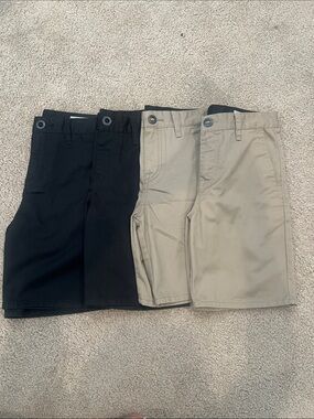 Bundle of Volcom Black & Khaki Shorts